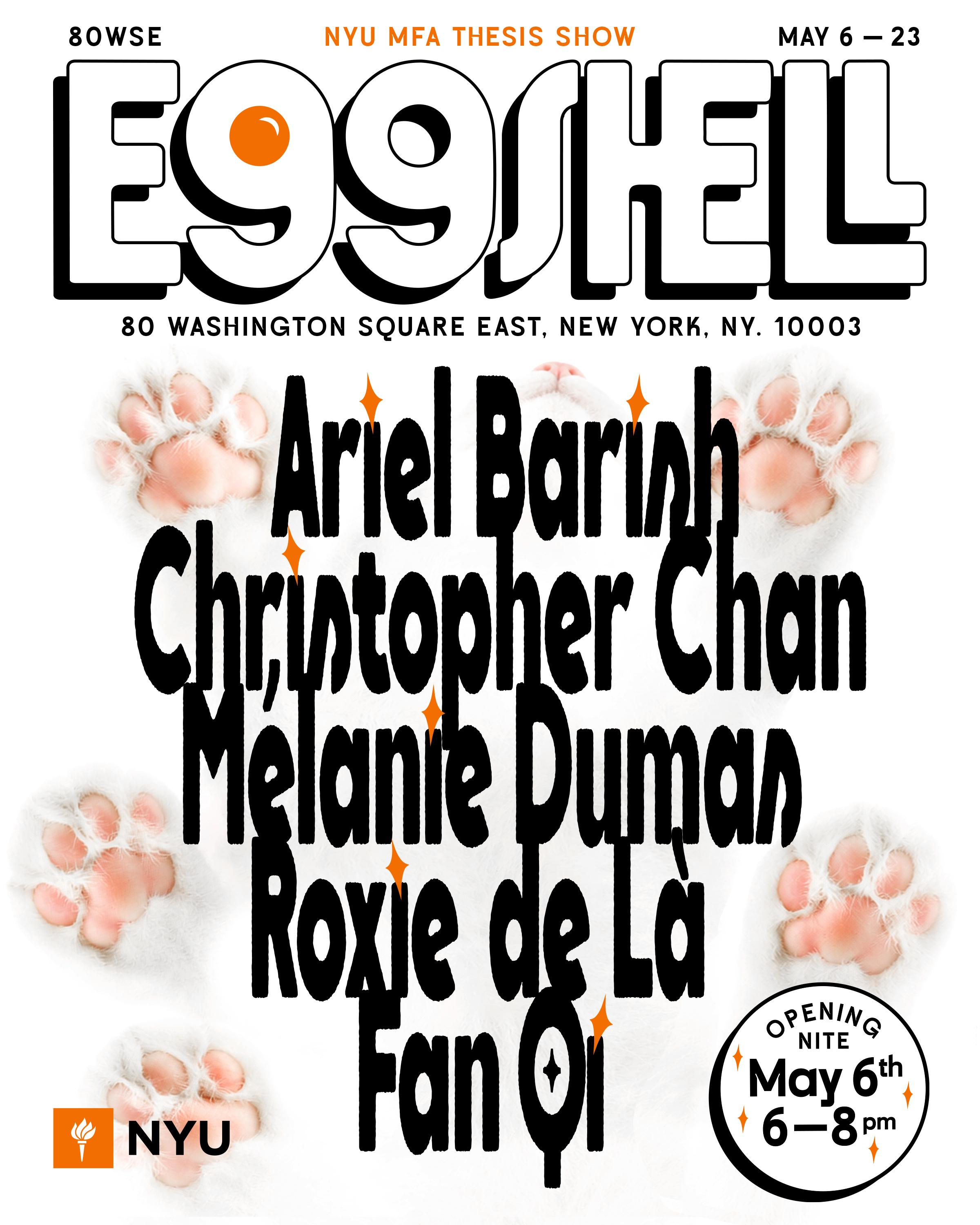 MFA Class of 2026 | Thesis Part II | Eggshell | NYU Steinhardt