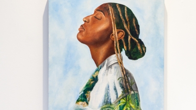 Painting by BFA student