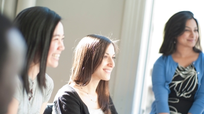 Students partake in a discussion