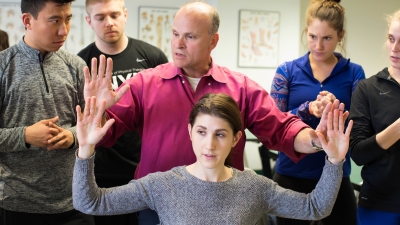 Physical Therapy students attend a class lecture