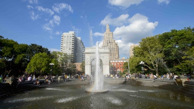 Washington Square fountain