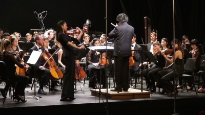 Orchestra with soloist