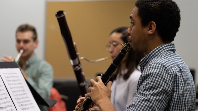 Musicians rehearsing