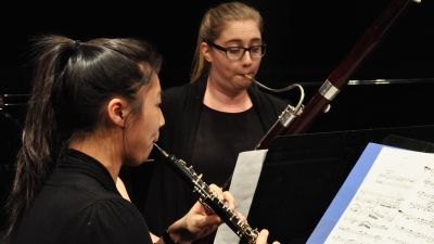 Musicians rehearsing
