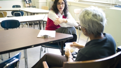 teachers talking