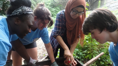 Students at in the SYSTEM Program at Wallerstein