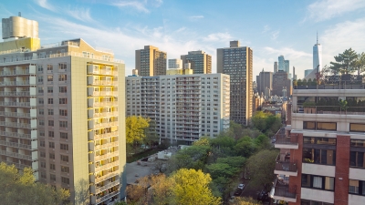 Bird's eye view of Washington Square Village