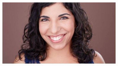 woman smiling
