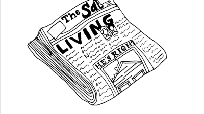 Illustration of a newspaper