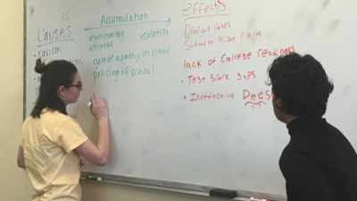Two students chart disproportionality