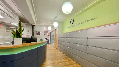 image of reception desk
