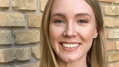 woman smiling