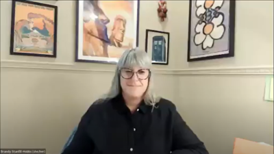 Woman smiling