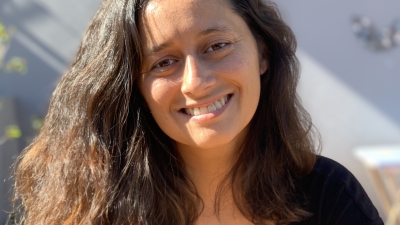 woman smiling