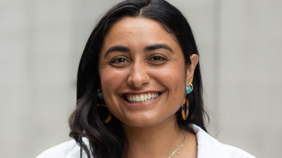 woman smiling