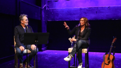 Songwriting director interviewing singer Brandy Clark