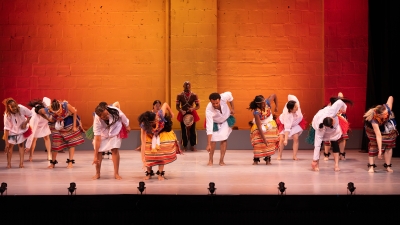 Dancers from the African Diaspora performing
