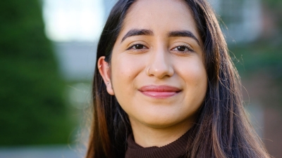 woman smiling