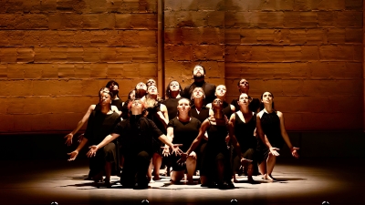 Students from Dance Ed performing a piece called Apart/A Part