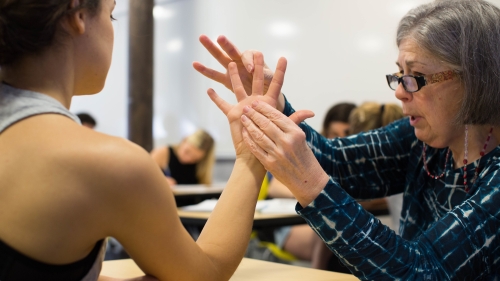 Occupational Therapy students attend a class lecture