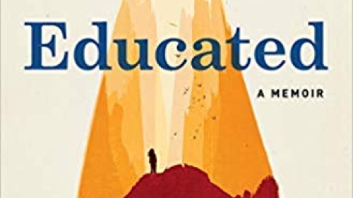 Book jacket cover of 'Educated: A Memoir' by Tara Westover