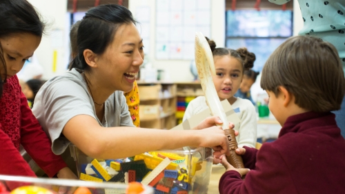 Elementary school classroom