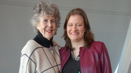 Portrait of Eustacia Cutler and Michelle Flemen-Tung