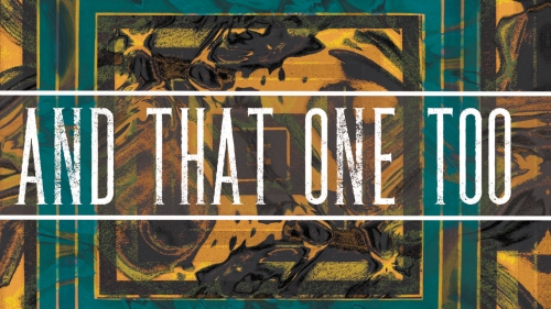 Sandbox Percussion CD cover "And That One Too"