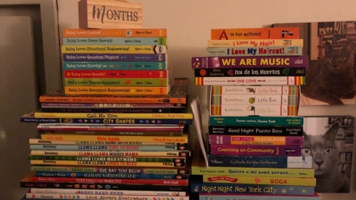Image of a stack of book