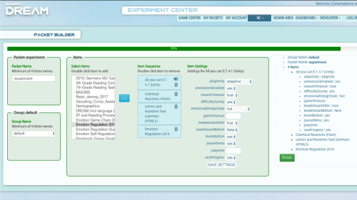 Dream Website Screenshot