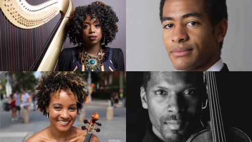 Brandee Younger, Joshua Henderson, Melissa White, and Amadi Azikiwe