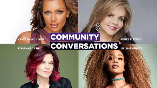 Photo of Vanessa William, Rosanne Cash, Renée Fleming, and Jillian Hervey