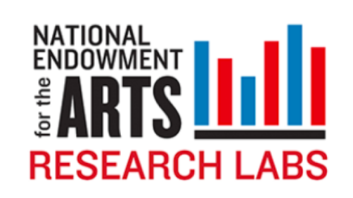 National Endowment for the Arts Research Lab logo with bar graph image