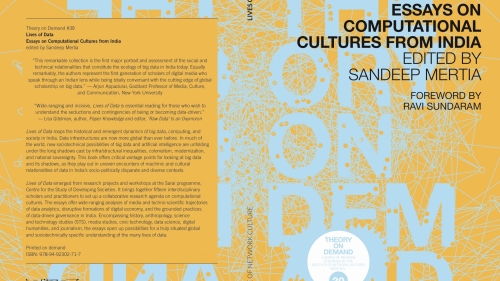 picture of book cover for Lives of Data