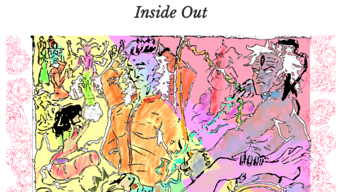 Inside Out webpage with colorful image