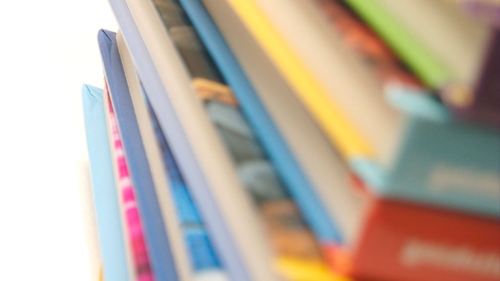 Image of a stack of books