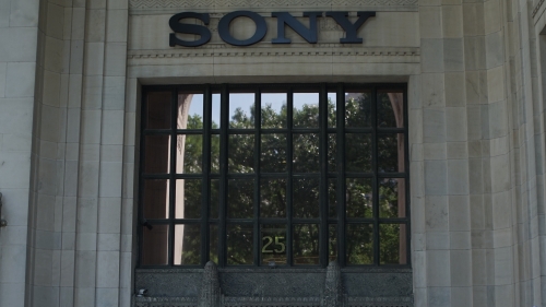 The front of the Sony building in New York