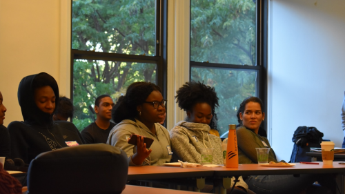 Fannie Lou Hamer High School students with adult school partner