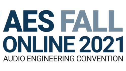 Text: AES AES Fall Onlone 2021 Audio Engineering Society 