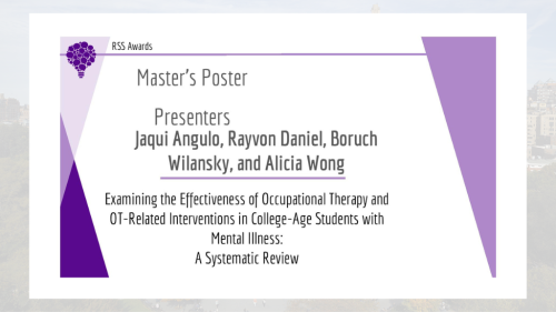 announcement for the Best Master's Poster