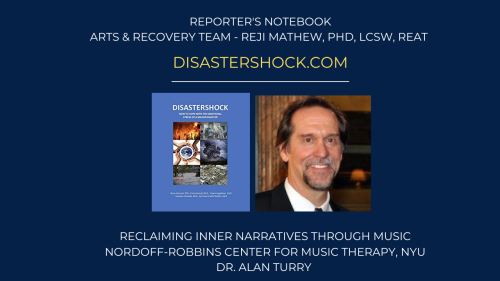 thumbnail image from Episode 3: Reclaiming Inner Narratives Through Music - DISASTERSHOCK, Reporter's Notebook