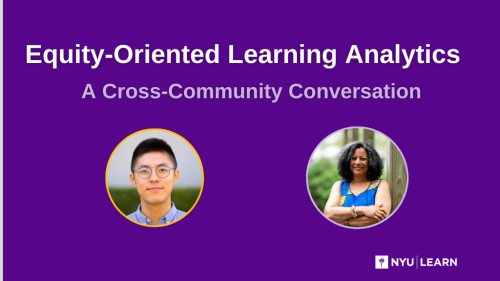 Image of LEARN's event: Equity-Oriented Learning Analytics: A Cross-Community Conversation