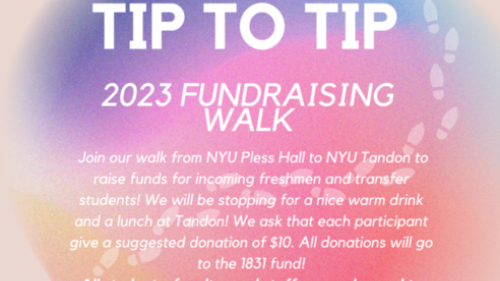 NYU Tip to Tip Fundraising Walk