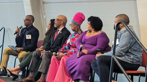 Panelists speak at the Metro Center Equity Now Conference