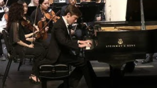 Piano Studies student Christopher Zandieh