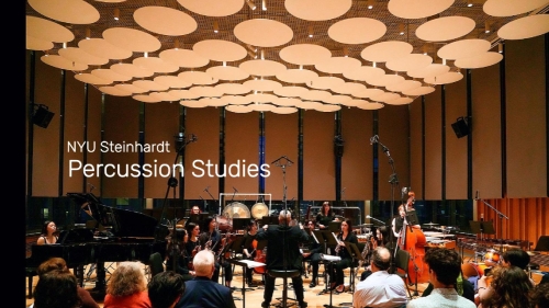 Orchestra performing in Paulson Center