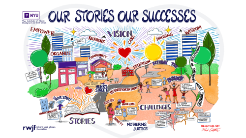 Our Stories, Our Successes illustration of ac flourishing community.