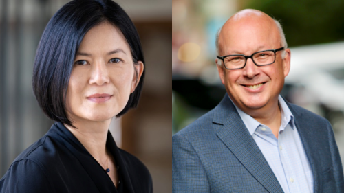 PAA alumni Cathy Hung (Steinhardt PAA '92) and Andrew Hamingson (Steinhardt PAA '08) 