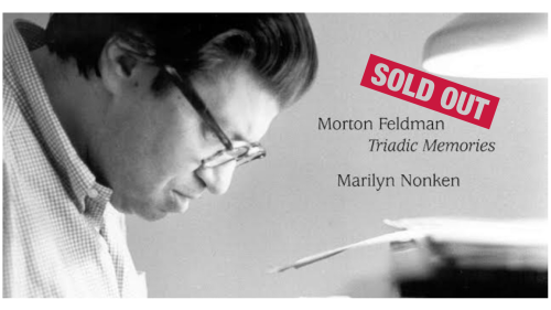 Pianist Morton Feldman profile at the piano