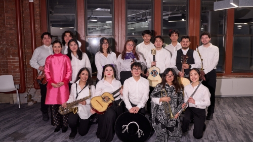 Group photo of NYU Mariachi Band